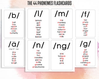 Phonics flashcards Etsy photo regarding Phonics Flashcards Printable named Phonics flashcards Etsy
